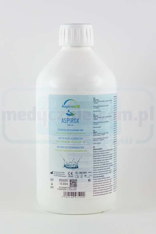 Aspirox 1L почистване, овлажняване, дезинфекция на рани