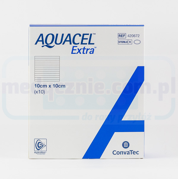 Aquacel Extra 10*10cm превръзка от хидрофибър 1бр.