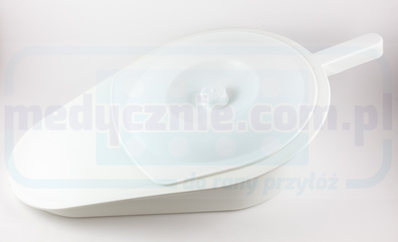 Санитарен умивалник с капак пластмасов бял - Image 2