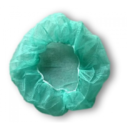 Зелена шапка за барета 100бр.