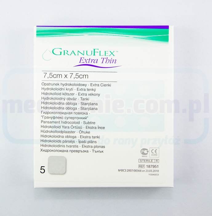 Granuflex Extra Thin 7.5*7.5cm хидроколоидна превръзка 1бр.