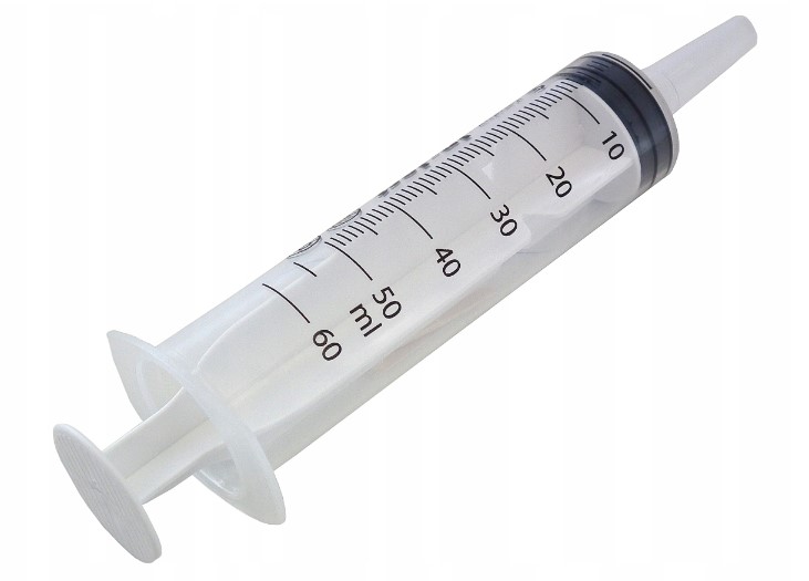 Стерилна спринцовка i.u. 50/60ml Спринцовка за катетър Luer от 3 части 1 бр
