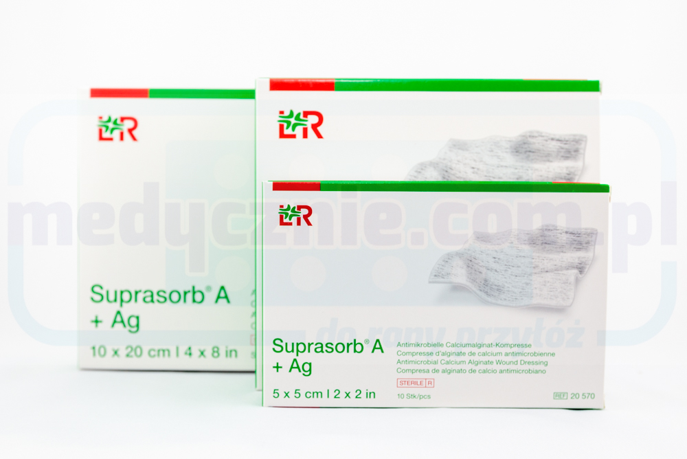 Suprasorb A + Ag 10*20cm 1бр.