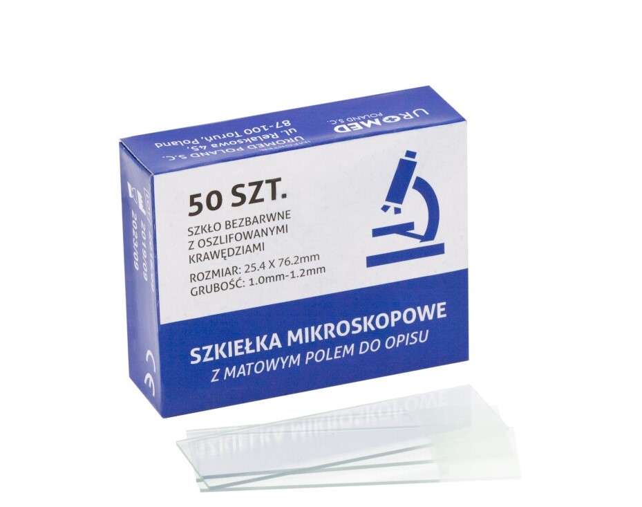 Микроскопски предметни стъкла с матово поле 76 x 26 x 1mm 50pcs - Изображение 2