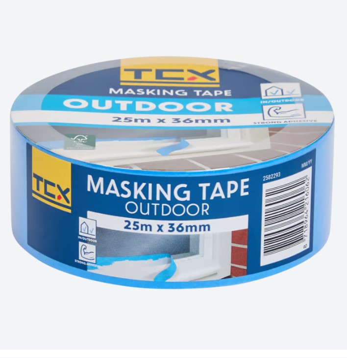 Самозалепваща се хартиена лента 3.6cm * 25m синьо