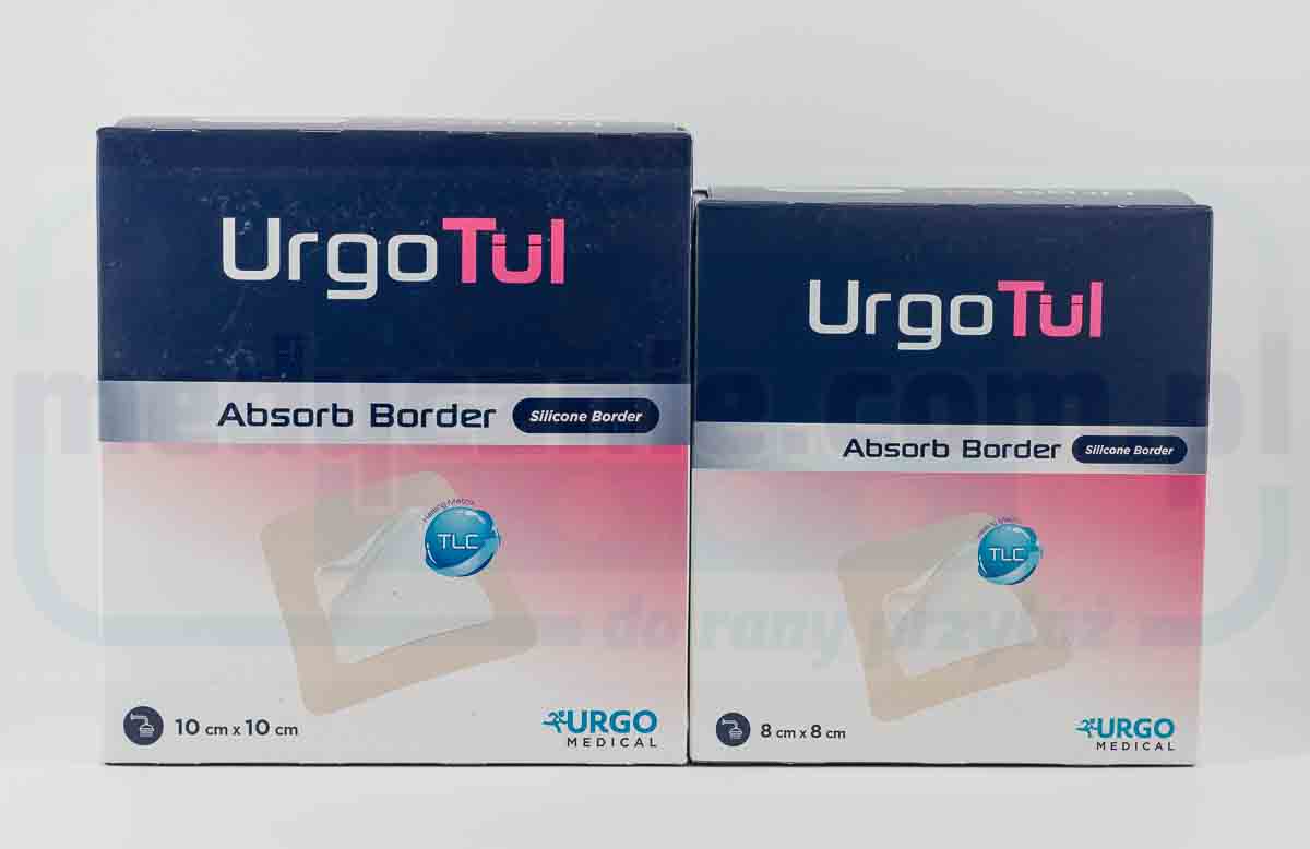 UrgoTul Absorb Border 8x8 cm 1бр