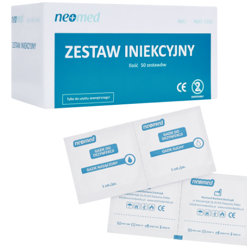 DUO сухи/мокри дезинфекциращи тампони за кожа 100бр.