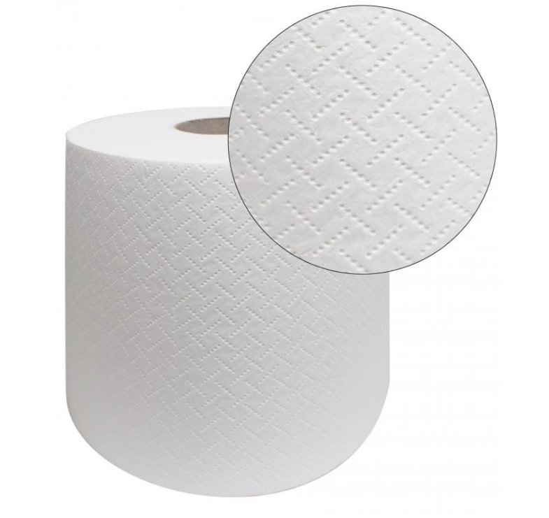 Руло целулозни кърпи MINI - 200/16, 2 слоя 40 м, бяло 1 бр.