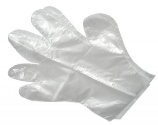 Ръкавици от фолио 100бр XL