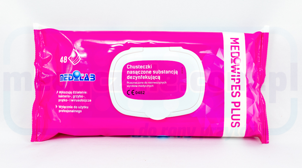 Mediwipes Plus Flowpack 48 алкохолни кърпички
