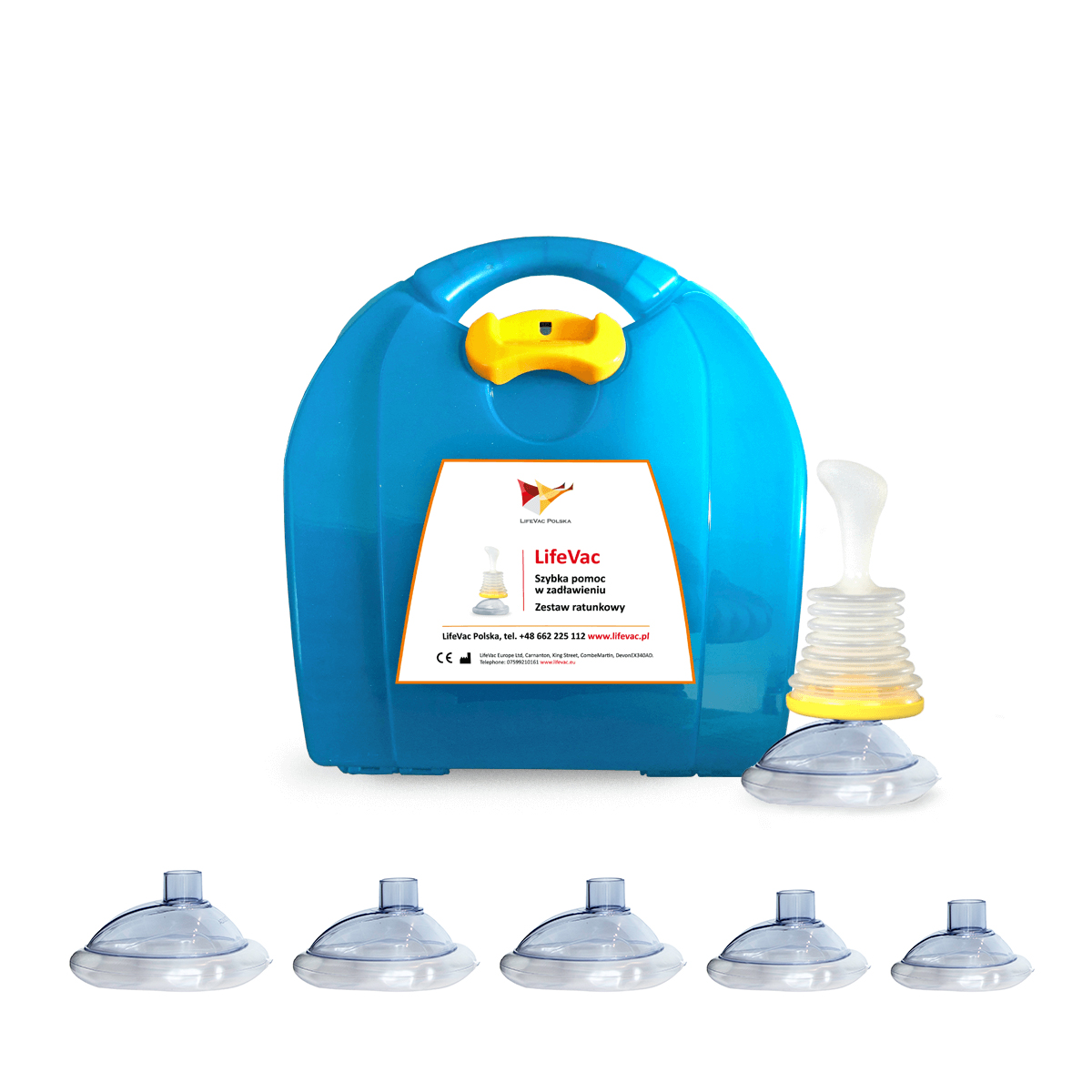 Комплект за запушване на дихателните пътища LifeVac LV08 в куфарче - Изображение 5