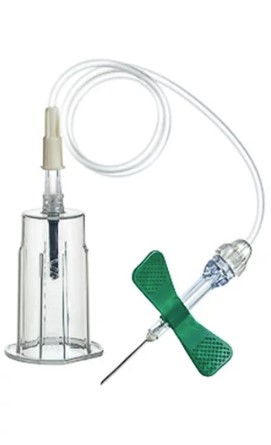 Безопасна игла за пеперуда 21G 0.8* 19mm с тръбичка 7.5 19cm 35pcs Vacuette Greiner REF 450085v1