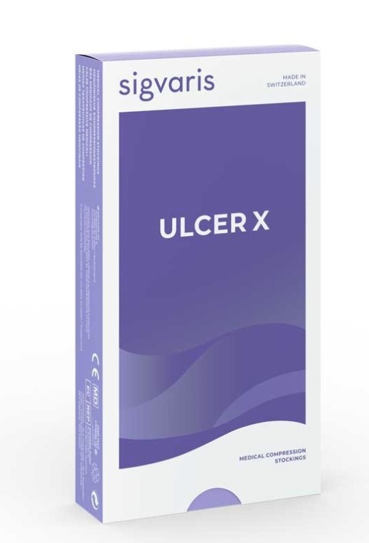 Специалности ULCER X, M къси бежови чорапи за коляно за лечение на венозни язви - Image 2
