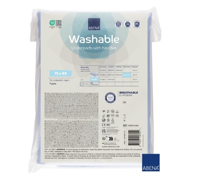 85x75cm 1 бр. предпазна подложка за многократна употреба с раздели ABENA