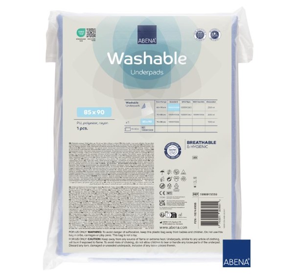 Защитна подложка за многократна употреба 85x90cm 1бр ABENA
