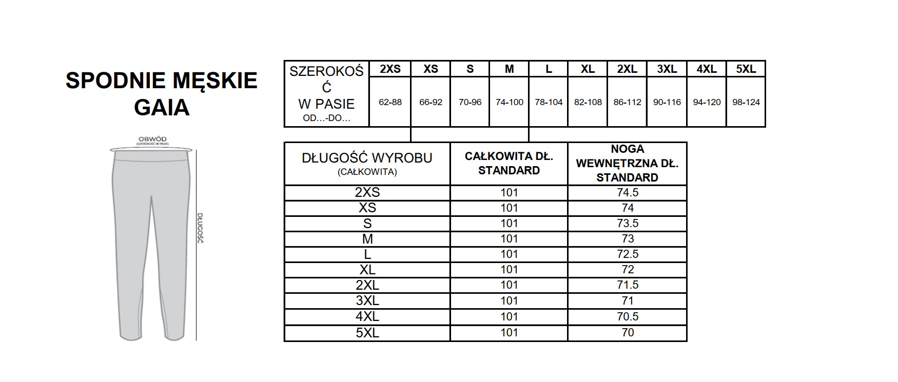 Мъжки медицински панталон GAIA морско синьо XL