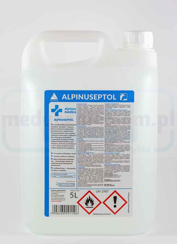Alpinuseptol Neutral 5L дезинфектант за повърхности