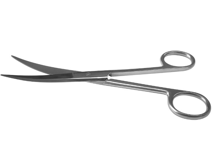 Хирургически ножици 14,5 cm O/O извити