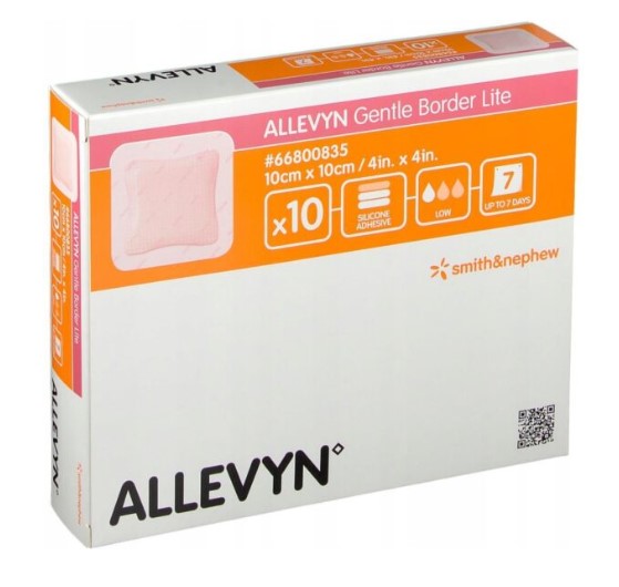 Allevyn Gentle Border Lite 10* 10cm 1бр.