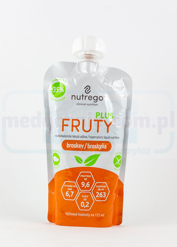 Nutrego Fruty Plus 175 ml Праскова хранителна добавка