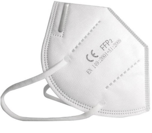 Полумаска FFP2 бяла 1бр.