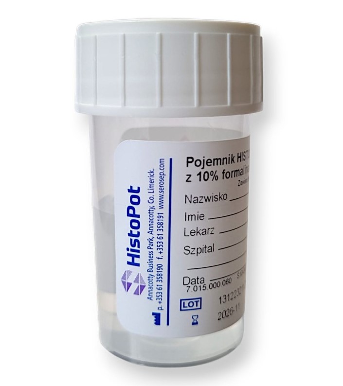60ml контейнер за хистопати с 10% формалин