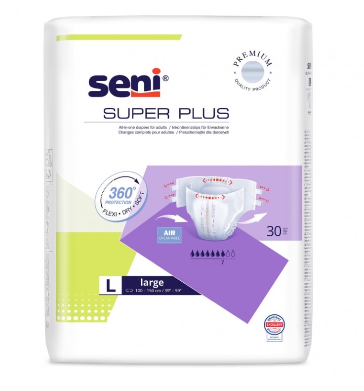 Super Seni Plus пелени за възрастни LARGE 30 бр.