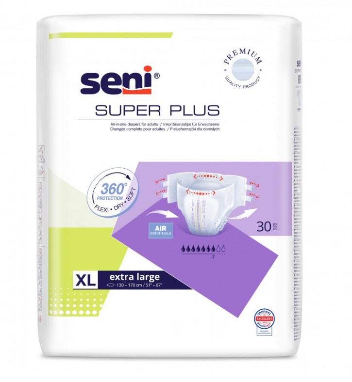 Super Seni Plus пелени за възрастни X-Large 30 бр.