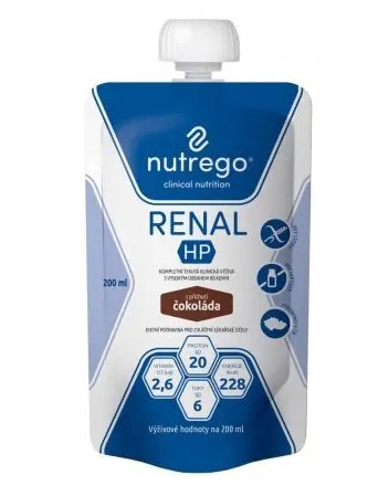 Nutrego Renal HP 200ml шоколад хиперкалоричен с намалено съдържание на електролити 1бр.