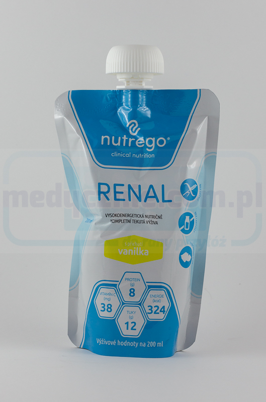 Nutrego Renal 200ml ванилия хиперкалоричен с намалено съдържание на електролити 1бр.