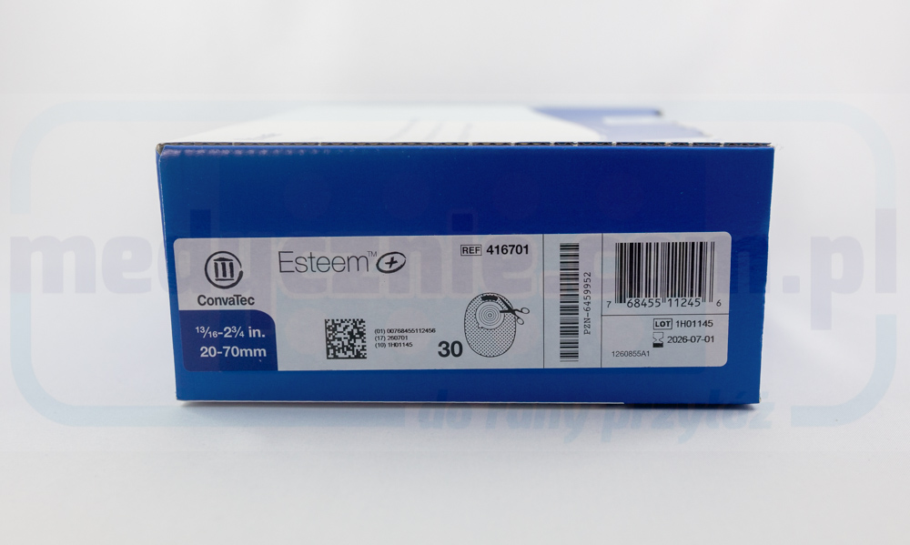 Стоматологична торбичка на колело Esteem с филтър с диаметър 20 мм Convatec 416701 без дренаж