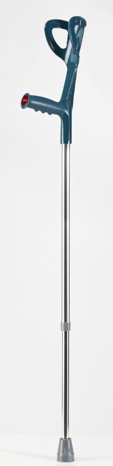 Лакътна патерица синя/сребърна