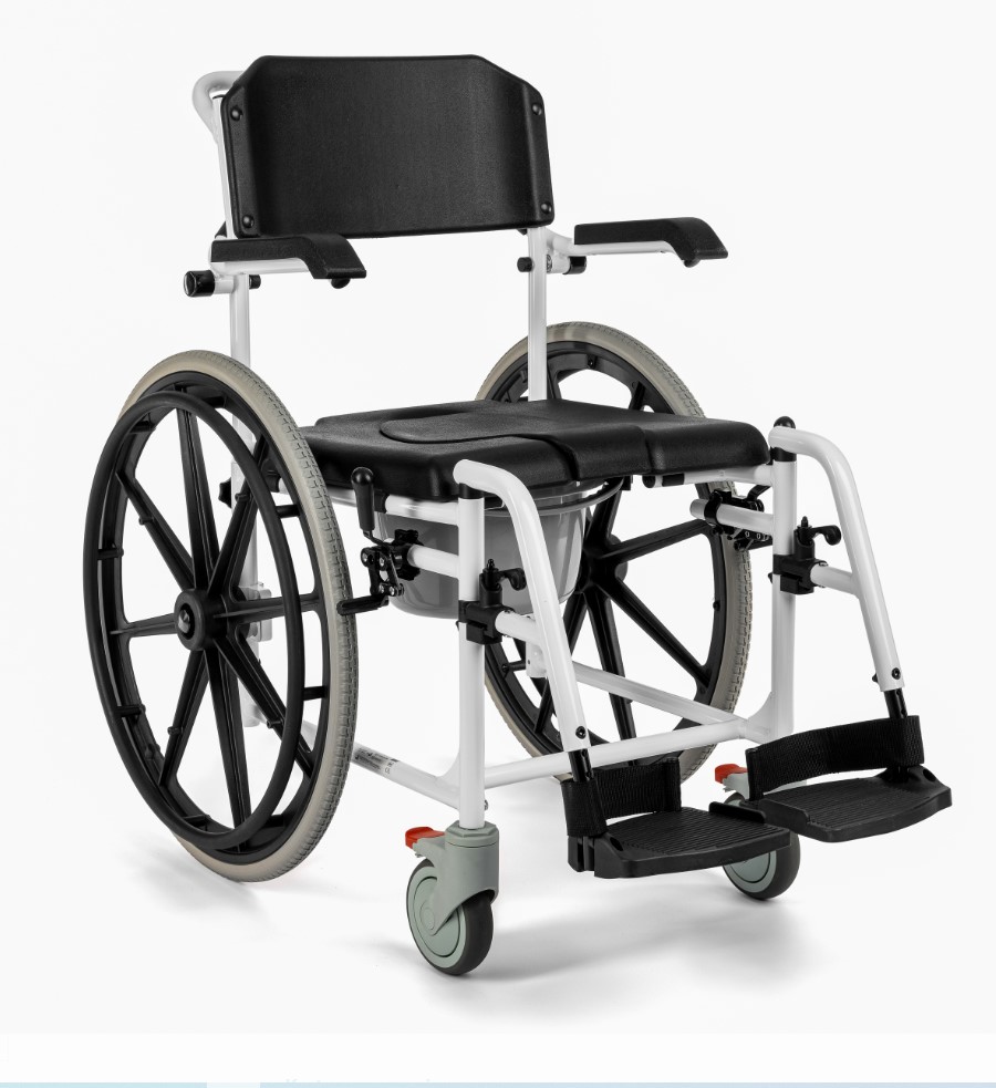 Алуминиева инвалидна количка с функция тоалетна/душ COMPLEX-TIM