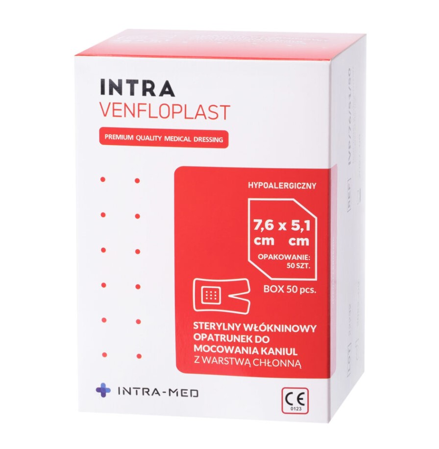 VENFLOPLAST venflon пластир 7.6* 5.1cm 50pcs