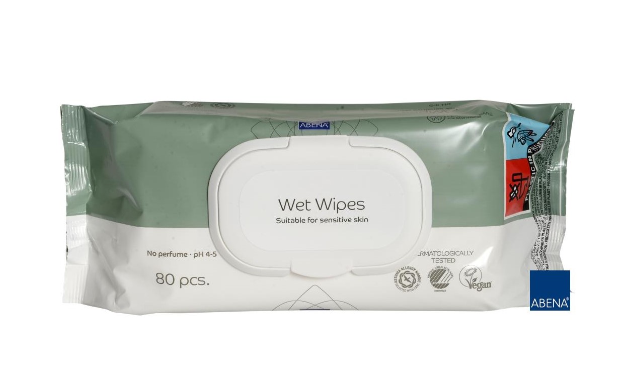 Неароматизирани мокри кърпички Мокри кърпички а'80бр. 18x20cm - Изображение 2