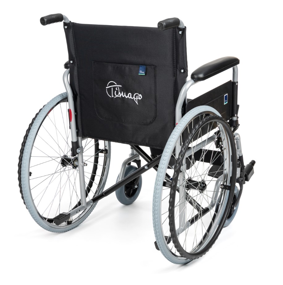 Стоманена инвалидна количка CLASSIC-TIM H011 размер 46cm - Изображение 2