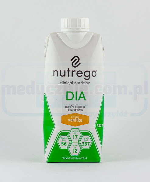 Nutrego DIA 12x330 ml Ванилия диета за пациенти с диабет