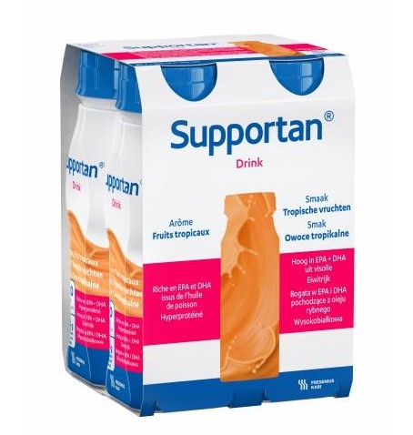 Fresenius Supportan DRINK 4x200ml тропически плодове