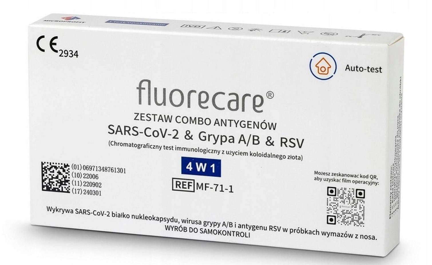 Тест COMBO covid 19 + грип A+B, RSV 4in1 - Изображение 2