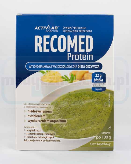Recomed Protein 4x100g копър крем