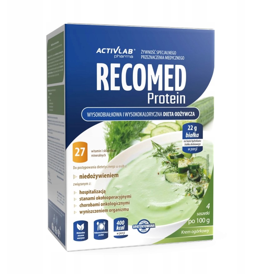 Recomed Protein 4x100g краставица крем