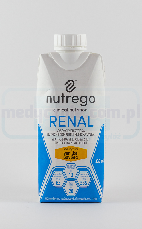 Nutrego Renal 330ml ванилия хиперкалоричен с намалено съдържание на електролити 1бр.