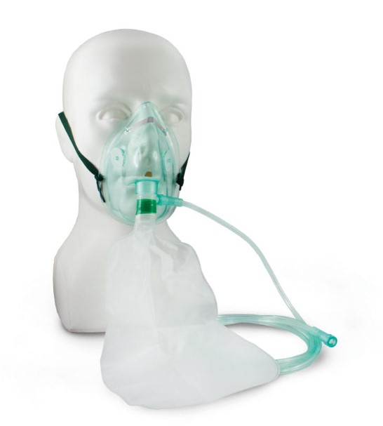 Кислородна маска с торбичка и тръбичка L за деца - Изображение 2