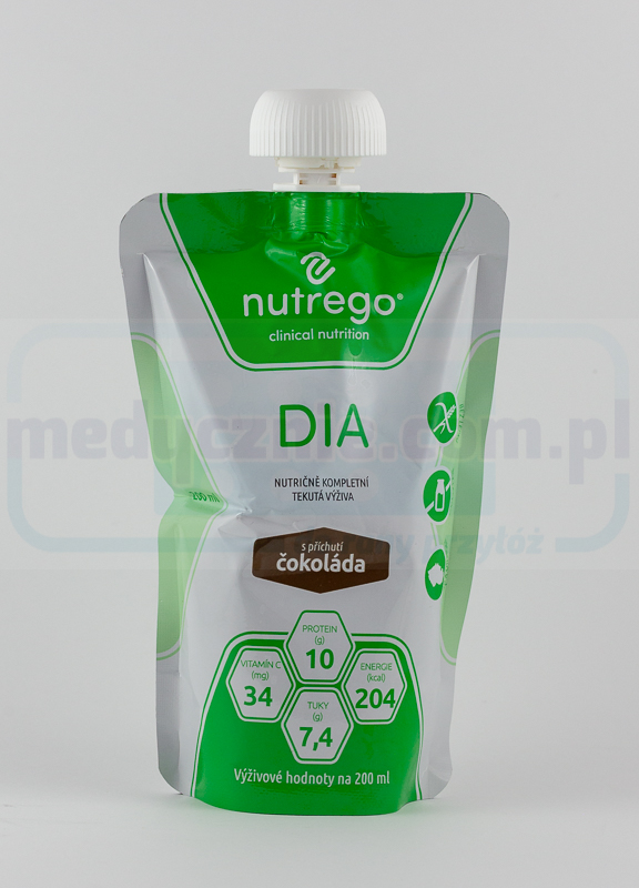 Nutrego DIA 12x200 ml шоколад