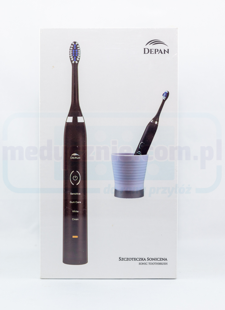 Звукова четка за зъби с чаша за зареждане Цвят: перлено бял