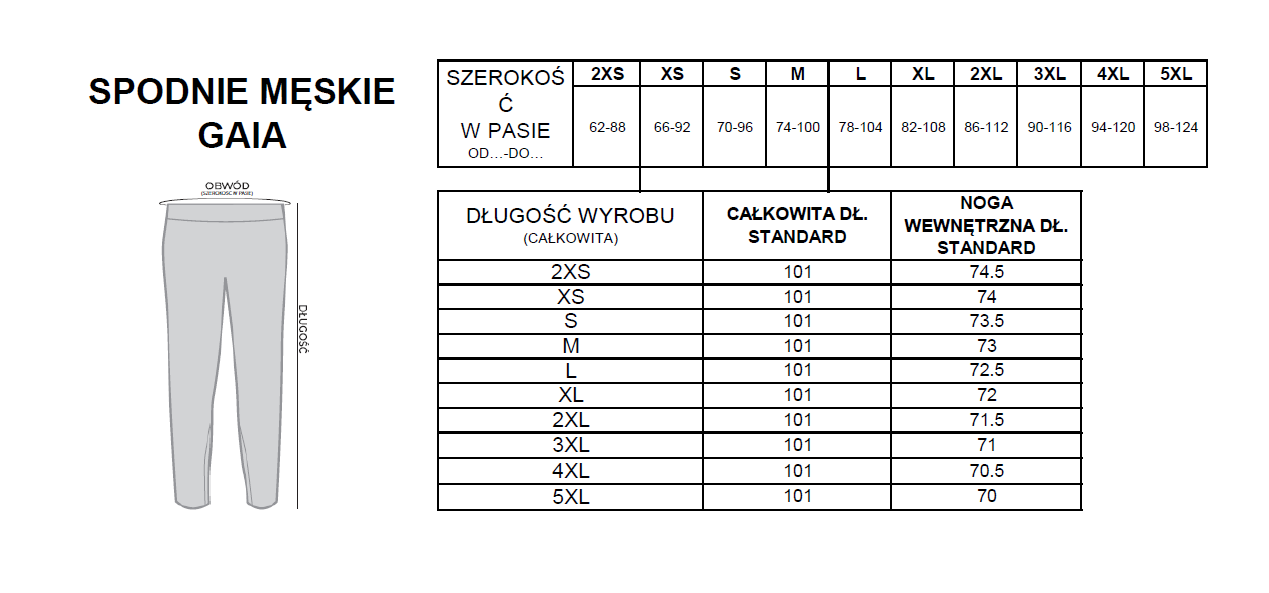 Мъжки медицински костюм GAIA, черен 3XL - Изображение 3