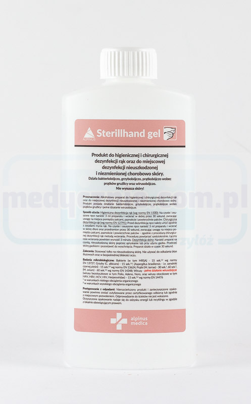 Гел Sterillhand 500ml с помпа за хирургическа и хигиенна дезинфекция на ръце