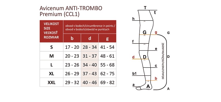 Чорапи Avicenum Anti-Trombo Premium AG L 0000