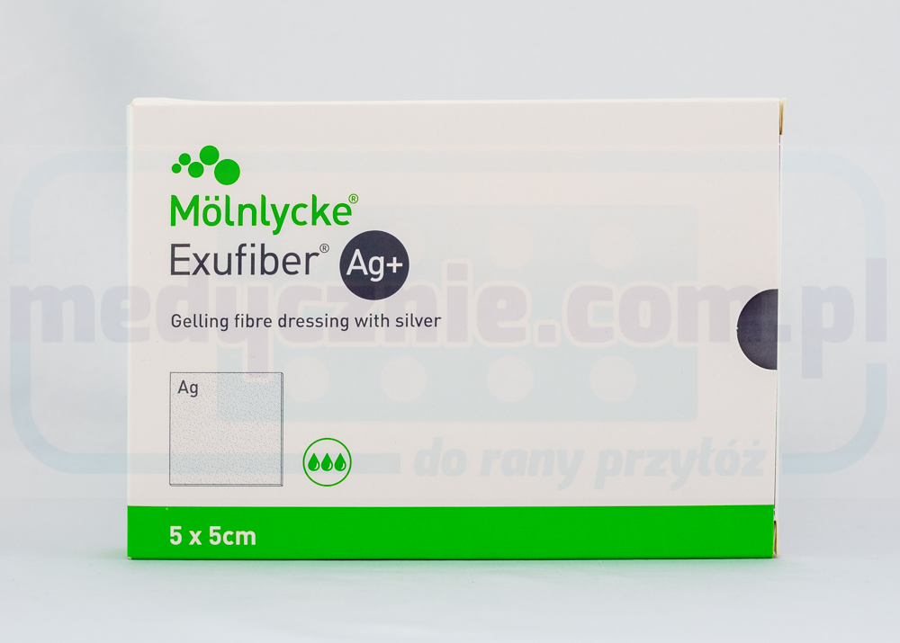 Exufiber Ag+ 5cm * 5cm 1бр