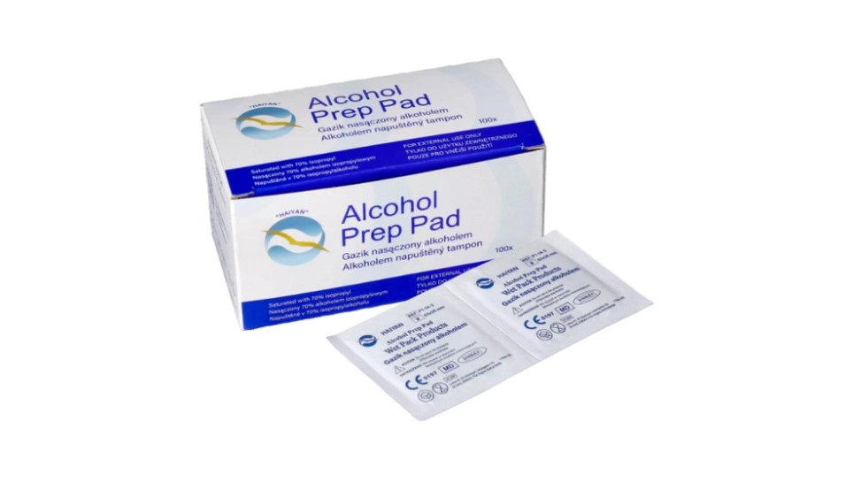 Тампони за дезинфекция на кожата 6.5 *3cm 100pcs